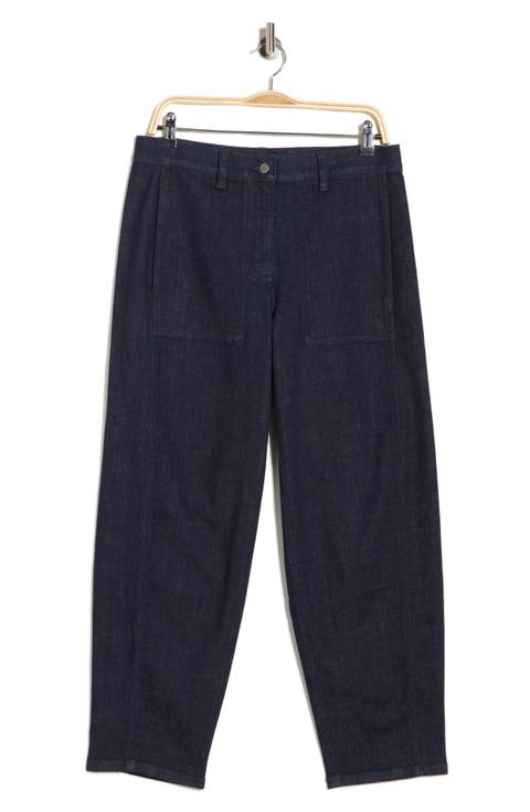 Ankle Lantern Leg Jeans