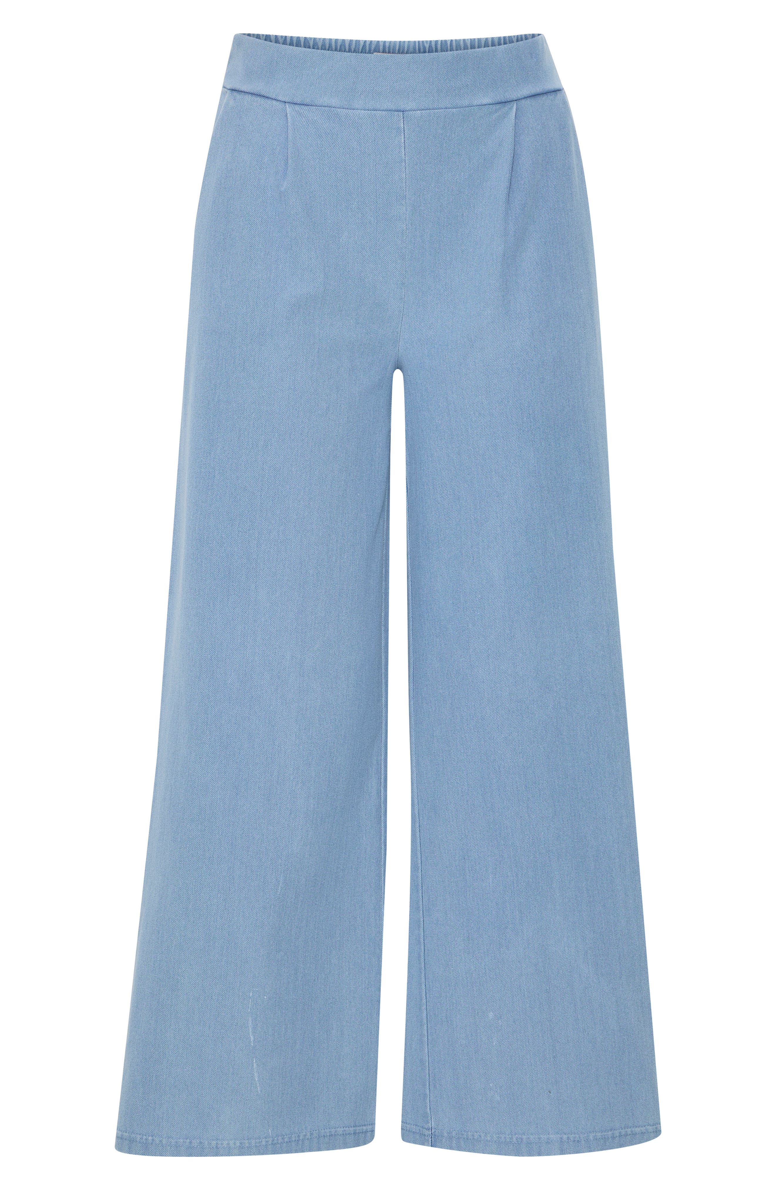 Ihkate Wide Leg Crop Denim Pants - image 2