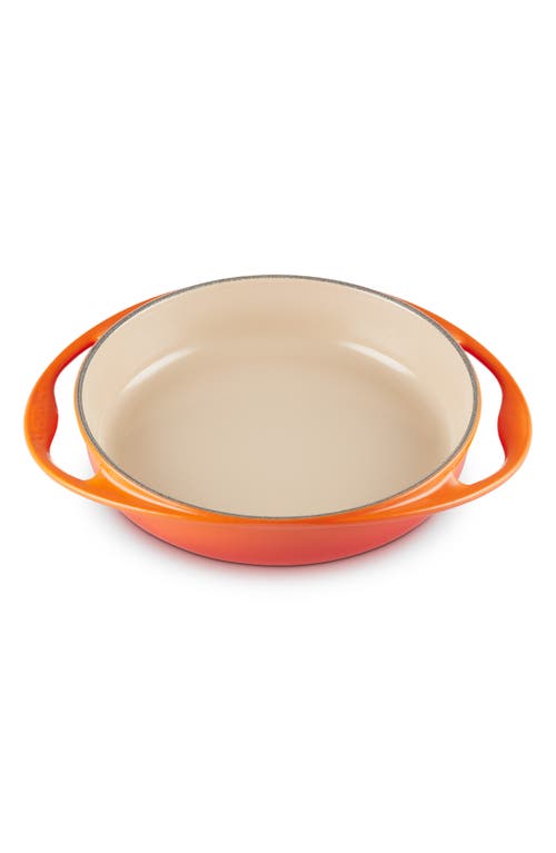 Le Creuset Enameled Cast Iron Traditional Round 2.2-qt. Tatin Dish In Orange