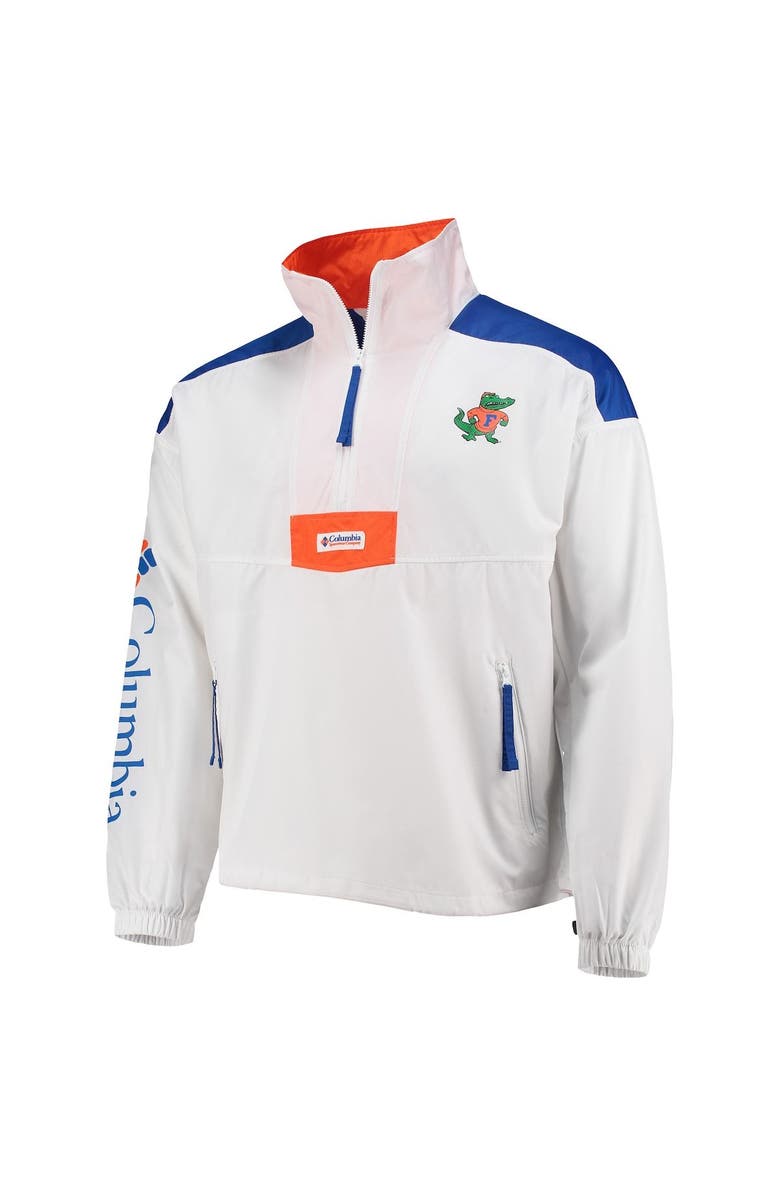 Columbia Men's Columbia White Florida Gators Santa Ana Anorak Quarter-Zip Jacket, Alternate, color, 