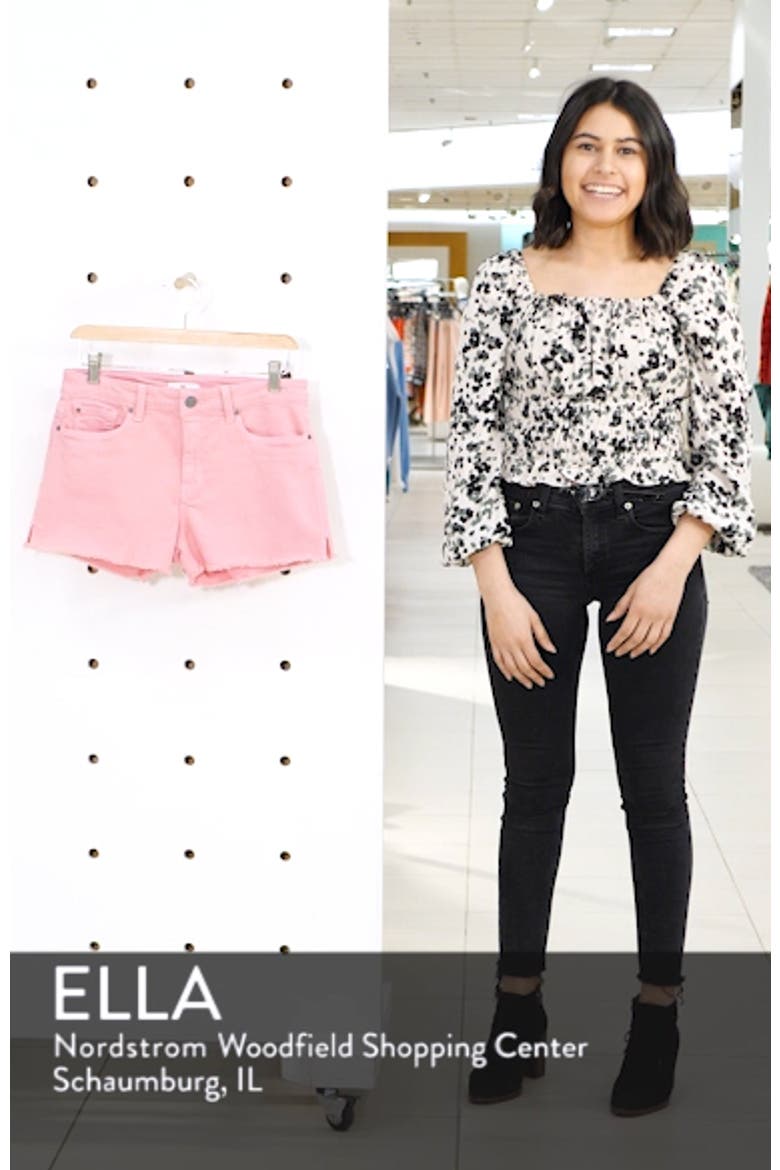 High Waist Cutoff Denim Shorts video