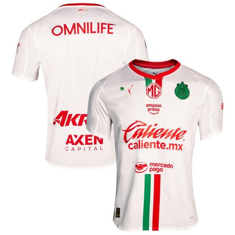 Men's Puma White Chivas 2025/26 Away Authentic Jersey