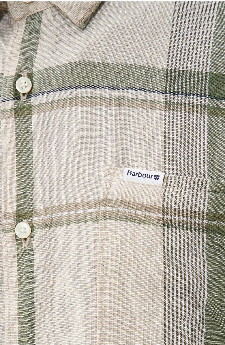 Barbour Bellerby Plaid Short Sleeve Button-Up Shirt, Alternate, color,