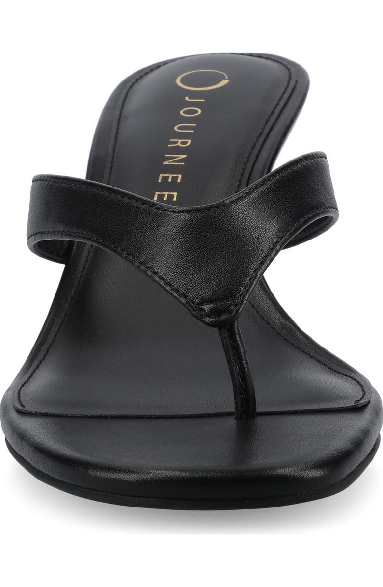 Journee Collection Danielle Slide Sandal, Alternate, color, Black