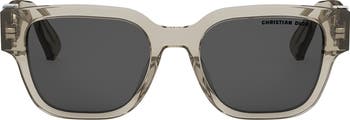 DIOR 'DiorOblique S1F 53mm Square Sunglasses | Nordstrom