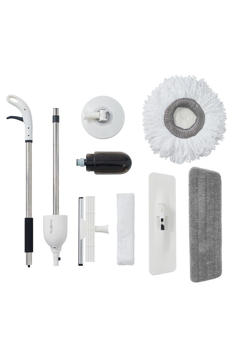 TRUE AND TIDY Spray-360 Clean Everywhere Spray Mop Kit, Alternate, color, White