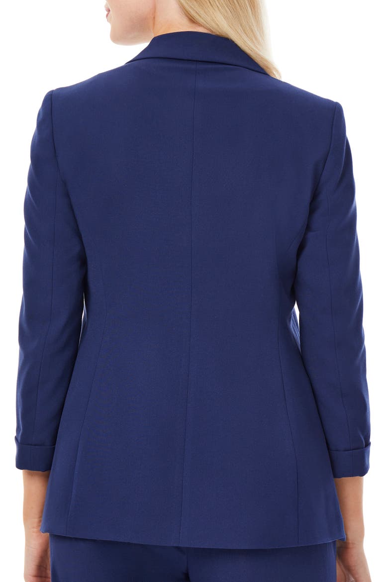 Three-Quarter Sleeve Blazer, Alternate, color, JONES NAVY