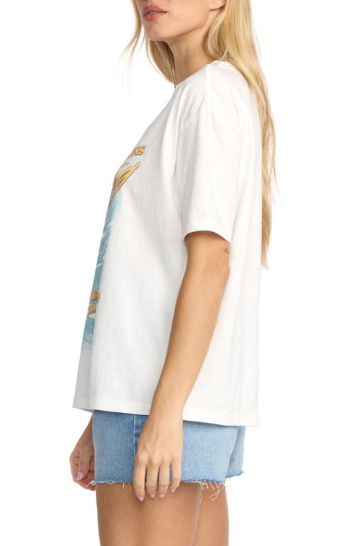 Billabong When Suns Collide Oversize Graphic T-shirt In White