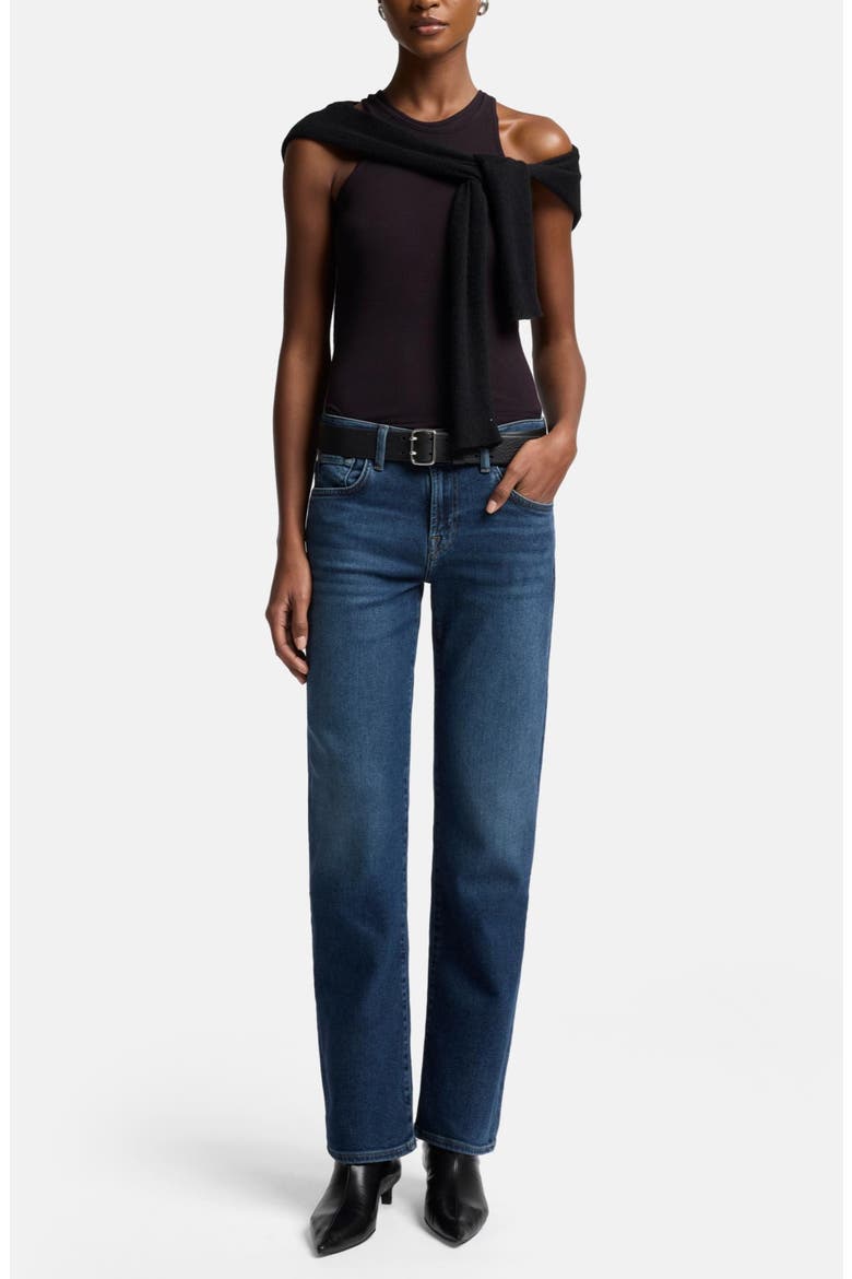 Calie Ankle Straight Leg Jeans, Alternate, color, CISCO