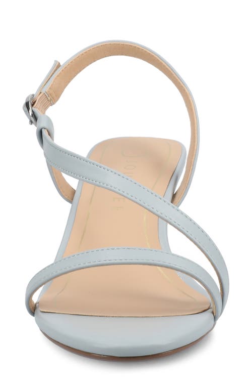 Journee Collection Jemry Kitten Heel Sandal In Blue