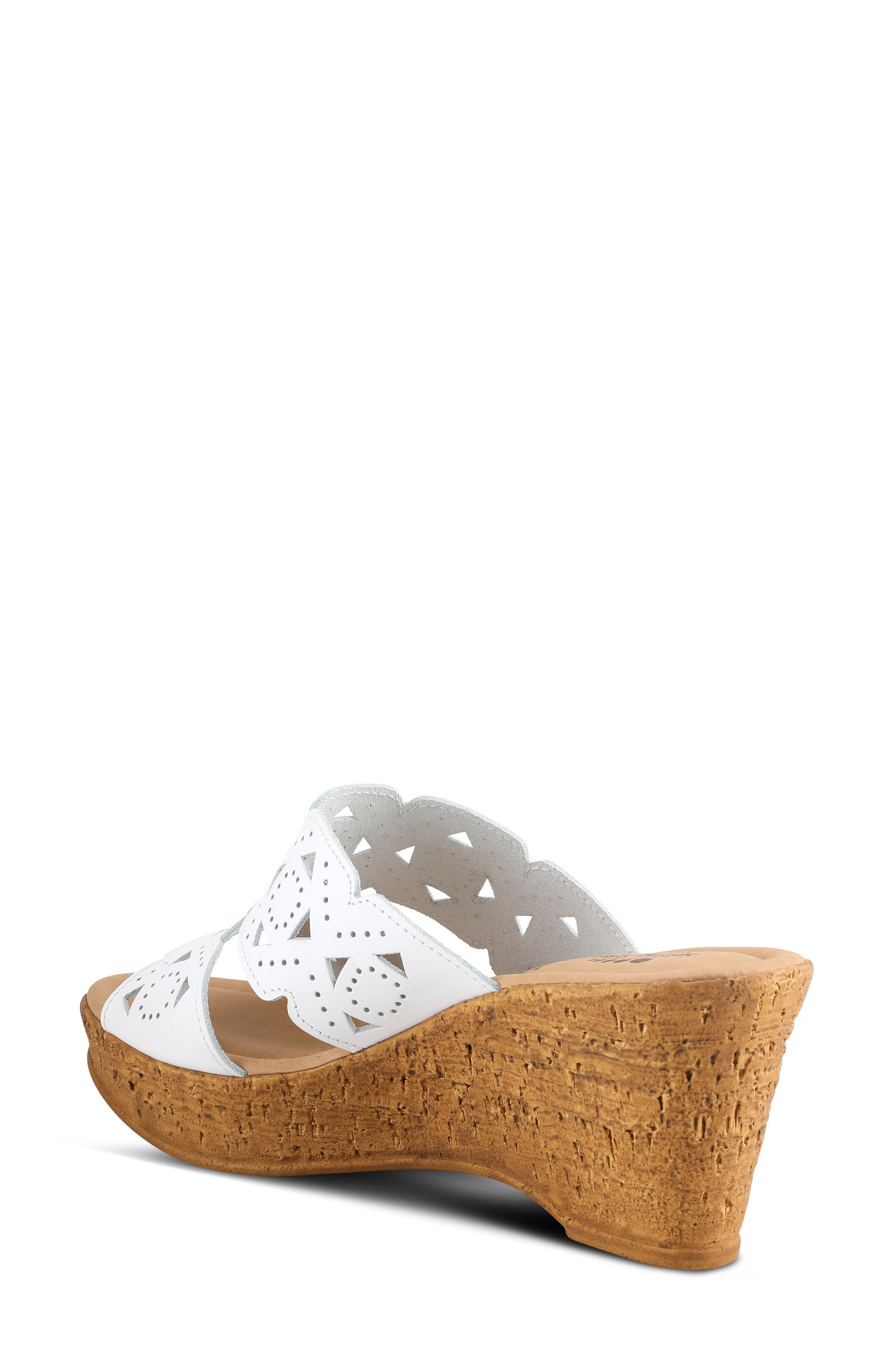 Flamyo Platform Wedge, Alternate, color, WHITE