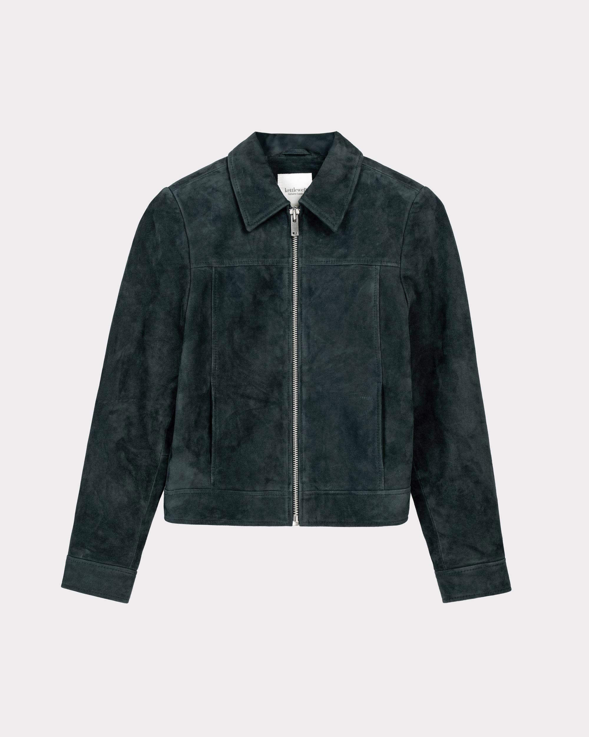 Harper Suede Bomber Jacket - image 2