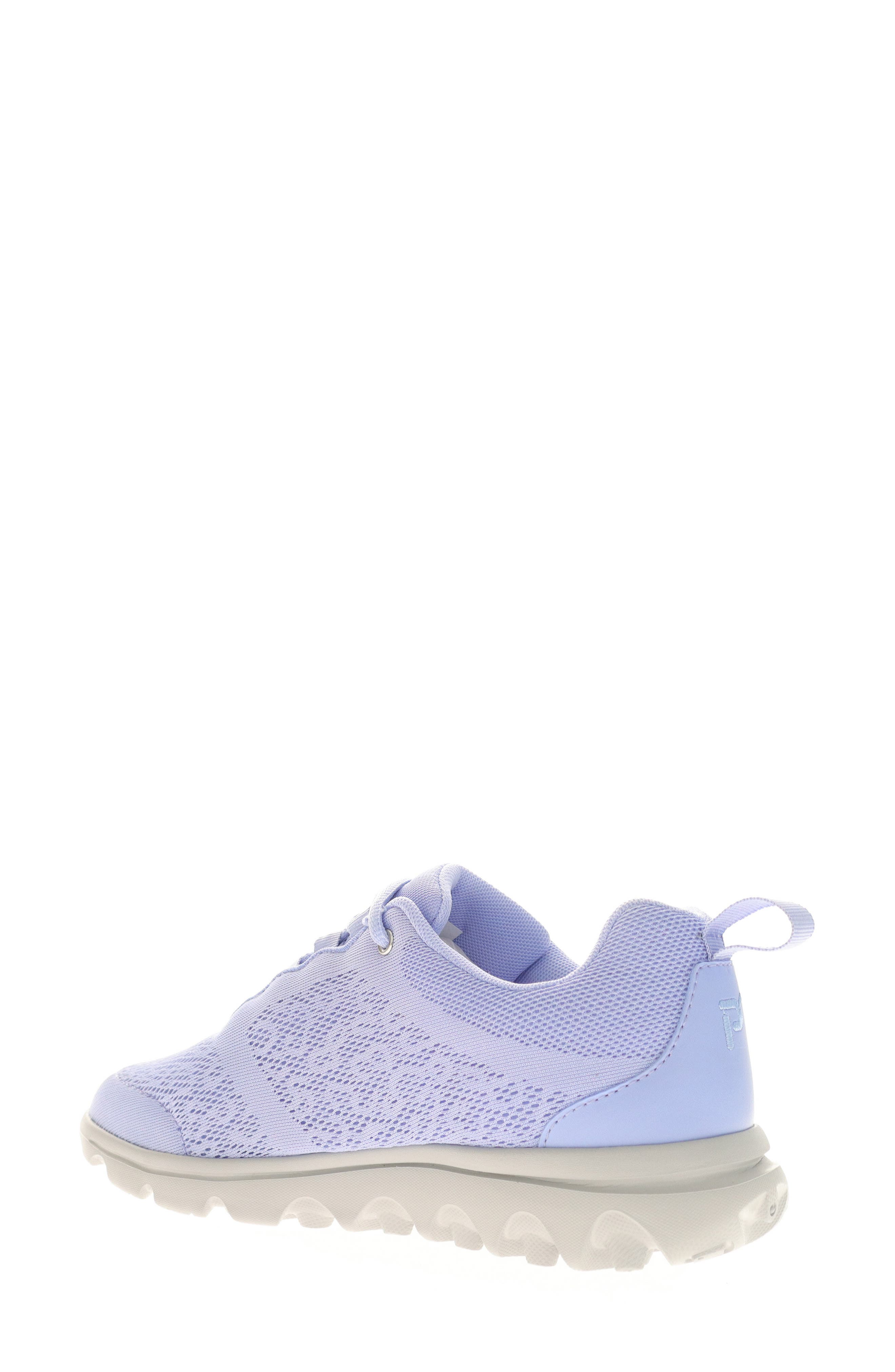 Propét TravelActiv Knit Lace-Up Sneaker, Alternate, color, Lavender