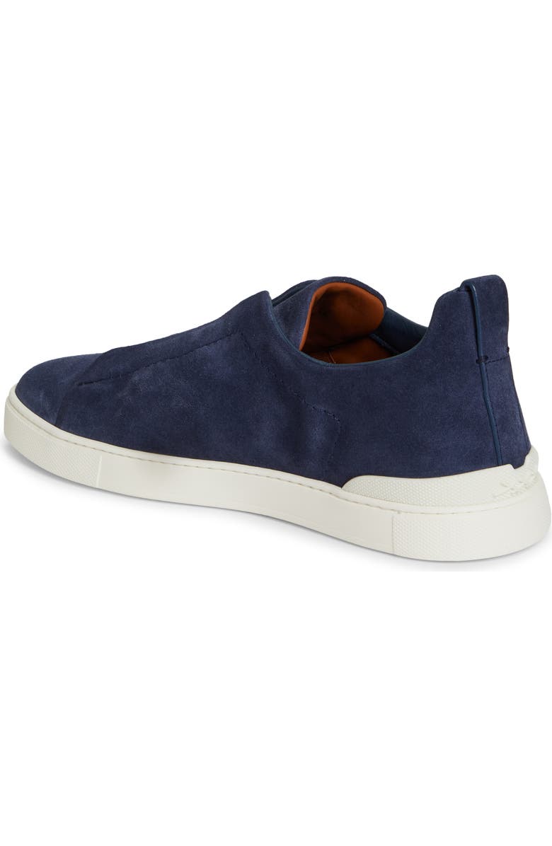 ZEGNA Triple Stitch Slip-On Sneaker, Alternate, color,