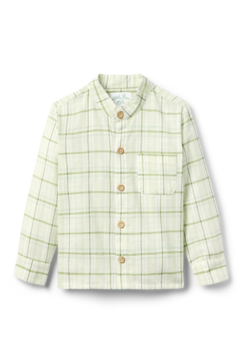 Arthur Long Sleeve Shirt, Main, color, Meadow Plaid