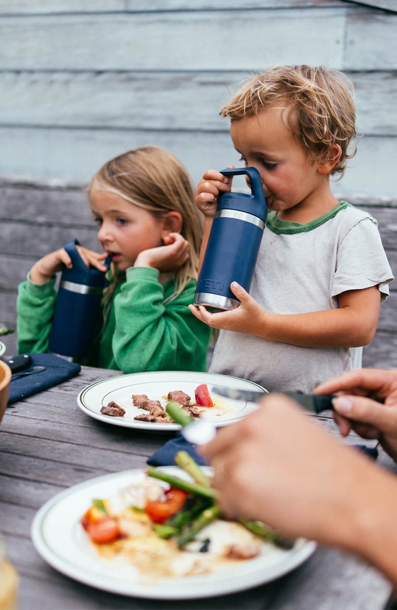 YETI Rambler Jr. 12-Ounce Kids Water Bottle, Alternate, color, Navy