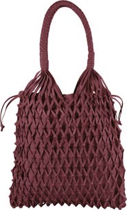 Adriana Castro La Red Mesh Bag In Leather