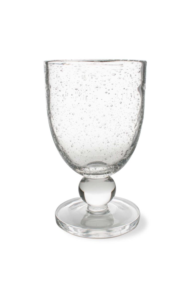 tag Bubble Glass Goblet Clear Drinkware Perfect for Everyday Use, Main, color, Clear