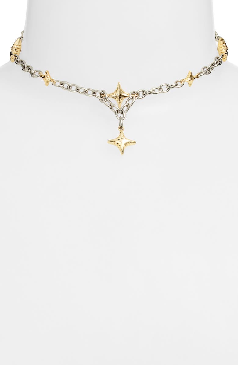 VIDAKUSH Star Power Pendant Necklace, Alternate, color, Gold/ Silver