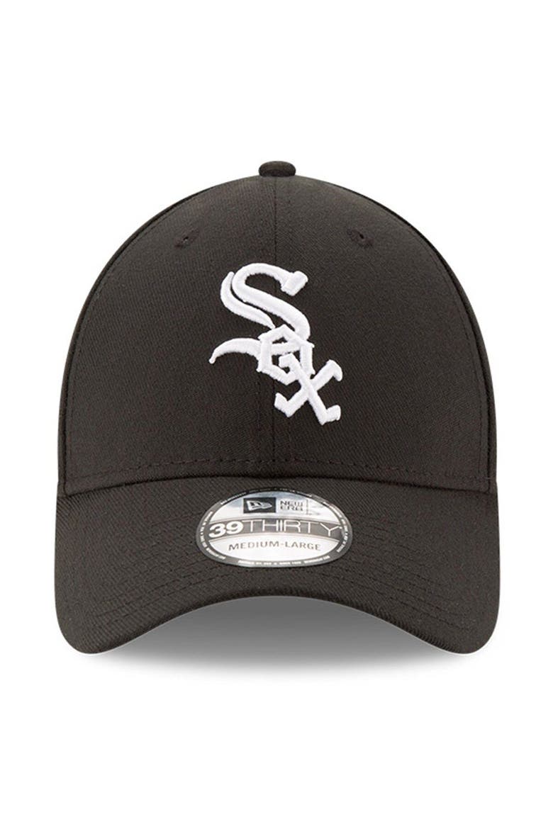 Men's New Era Black Chicago White Sox MLB Team Classic 39THIRTY Flex Hat, Alternate, color, Black