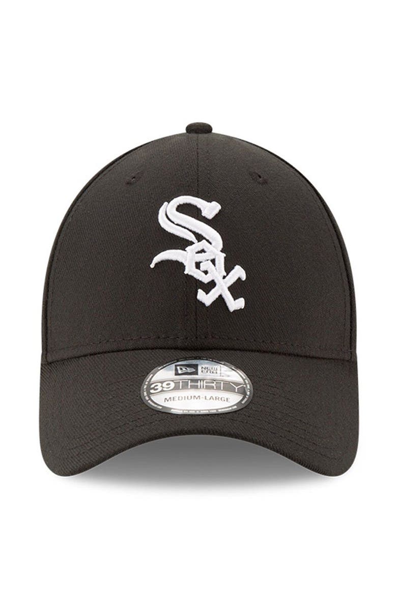 New Era Men's New Era Black Chicago White Sox MLB Team Classic 39THIRTY Flex Hat, Alternate, color, Black