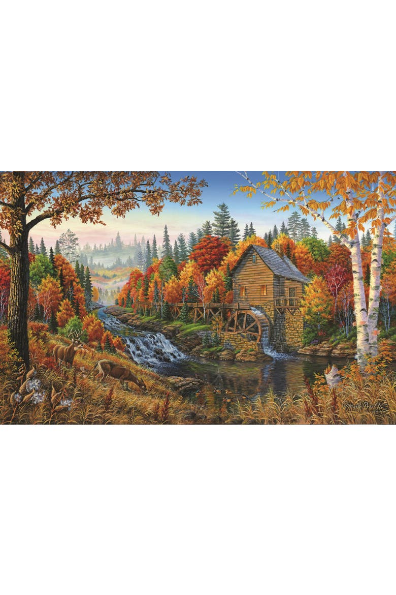 Johnson's Mill 1000 piece Jigsaw Puzzle for Adults, Alternate, color, Multicolor
