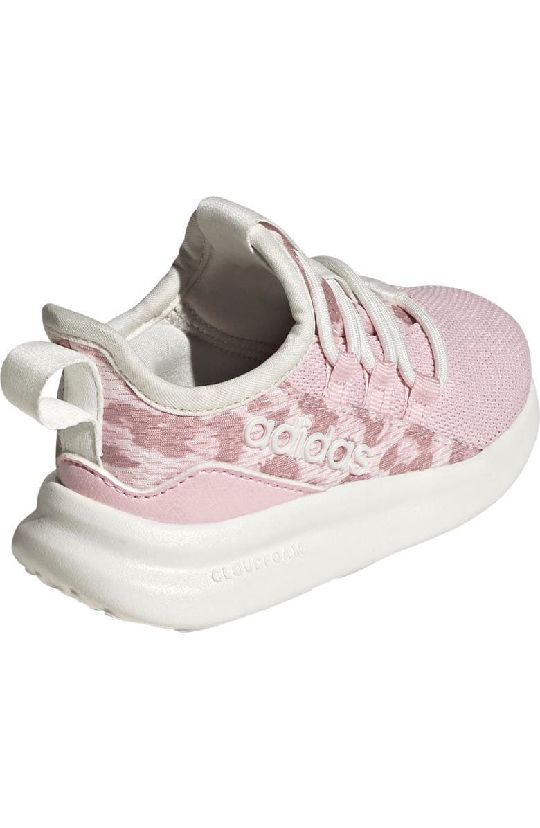 adidas Kids' Lite Racer Adapt 8.0 Sneaker, Alternate, color, White/ Pink/ Clear Pink