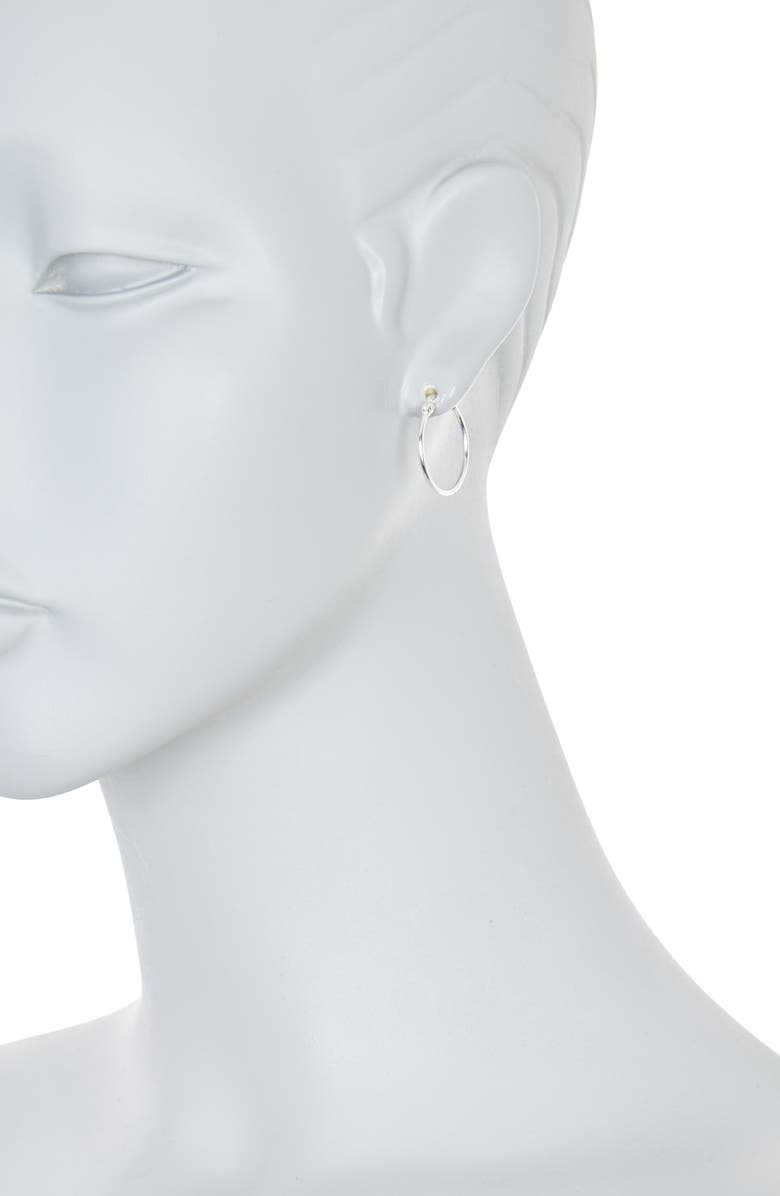 Argento Vivo Sterling Silver Trio Hoop Set, Alternate, color, Silver