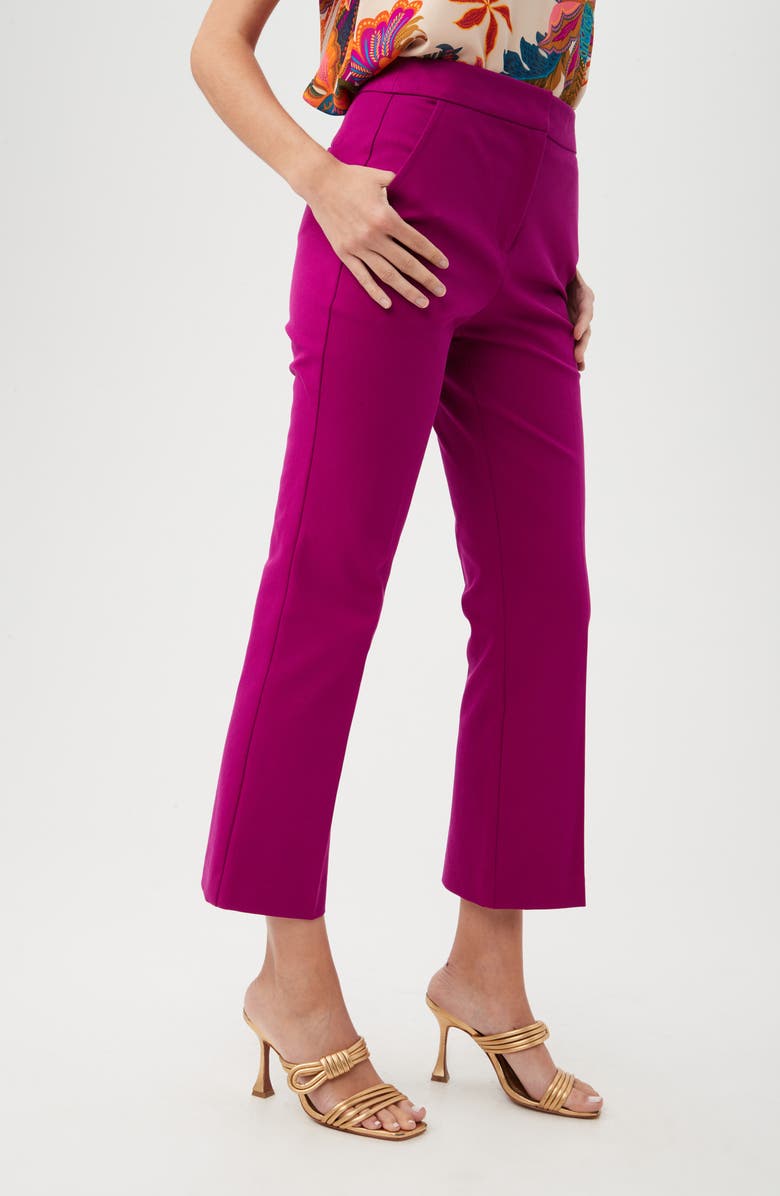 Trina Turk Lulu Pants, Alternate, color, Verbena