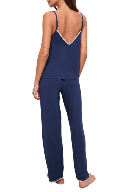 Eberjey Frida Cami Pajamas In Navy/ivory