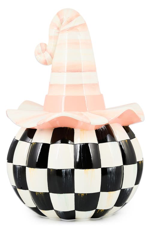 Mackenzie-childs Mackenzie Childs Rosy Happy Jack Illuminated Pumpkin In Multi