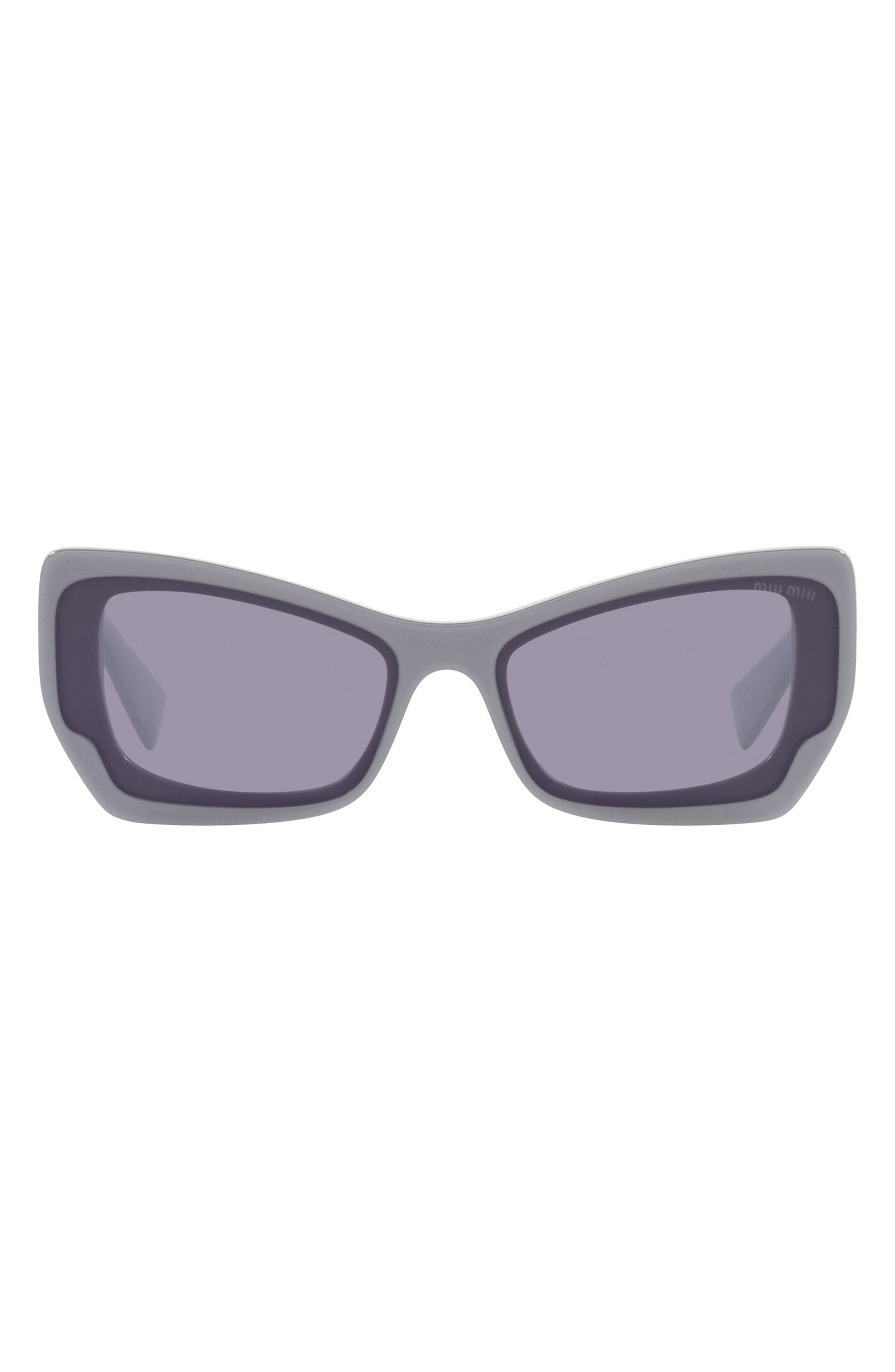 Miu Miu 60mm Irregular Sunglasses