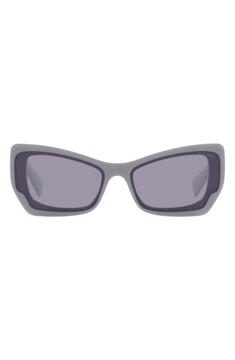 60mm Irregular Sunglasses