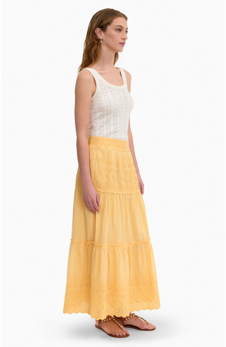 Rebecca Taylor Sabine Skirt, Alternate, color, Daisy Yellow