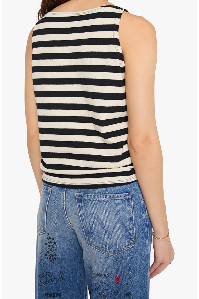 The Even Keel Striped Tank, Alternate, color, BLACK AND NATURAL STRIPE