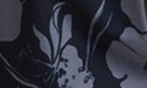 Hugo Boss Boss Alain Floral Stretch Swim Trunks In Blue