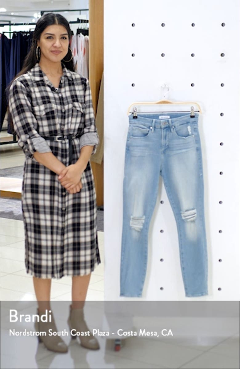 Good Legs High Waist Ripped Ankle Skinny Jeans, sales video thumbnail