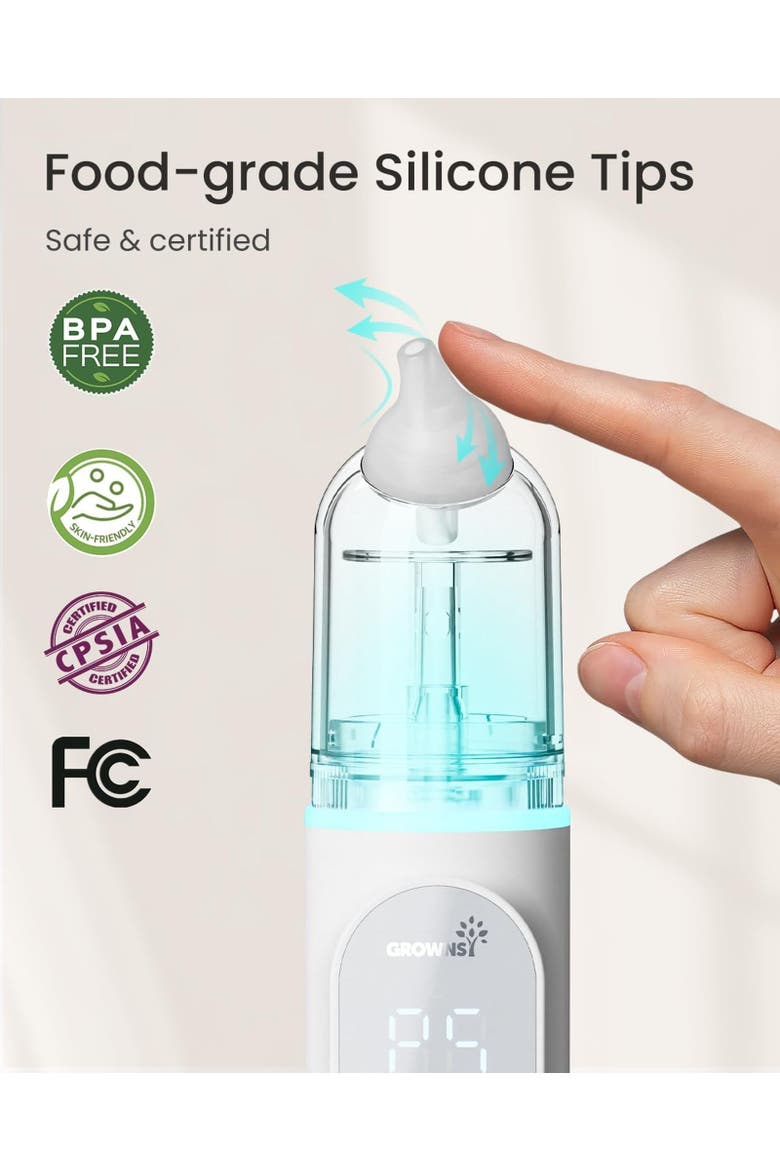 Nasal Aspirator for Baby, Alternate, color, White