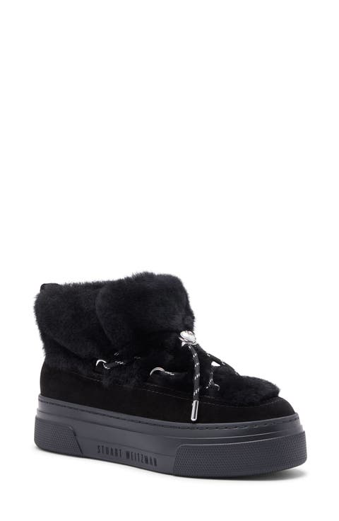 Alpine Cozy Leather Bootie