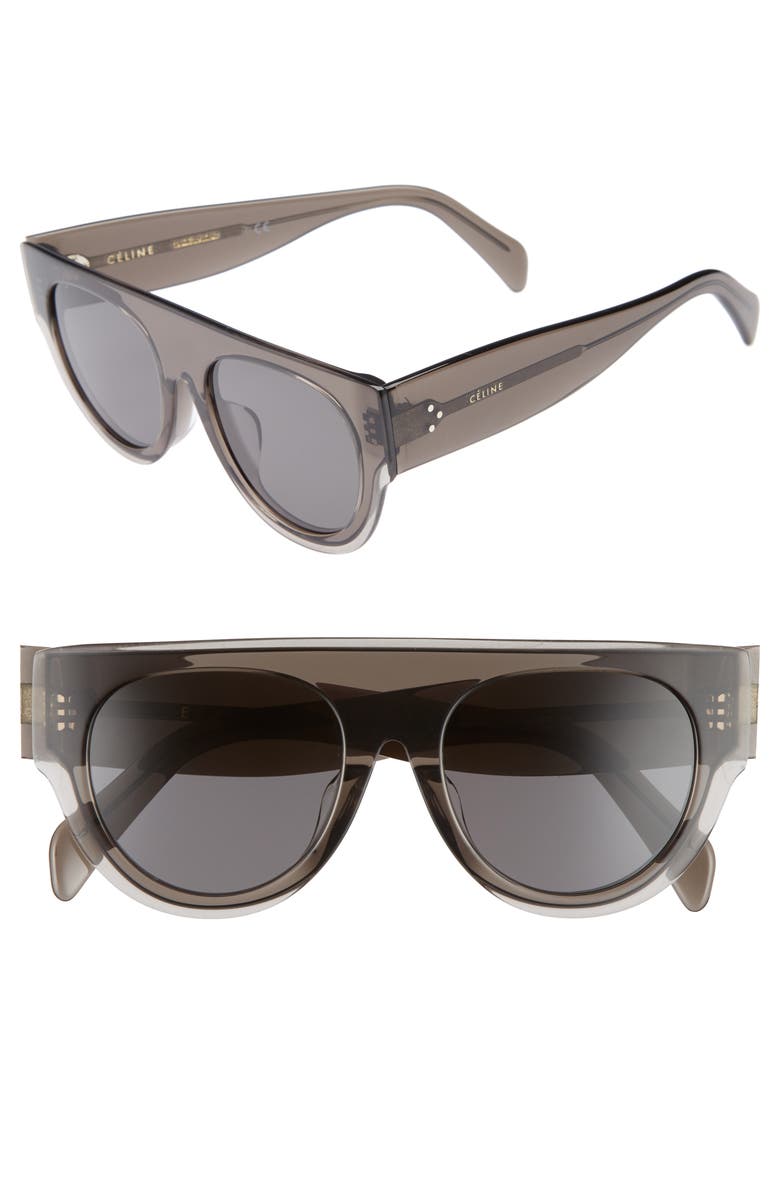 CELINE 52mm Pilot Sunglasses, Main, color,