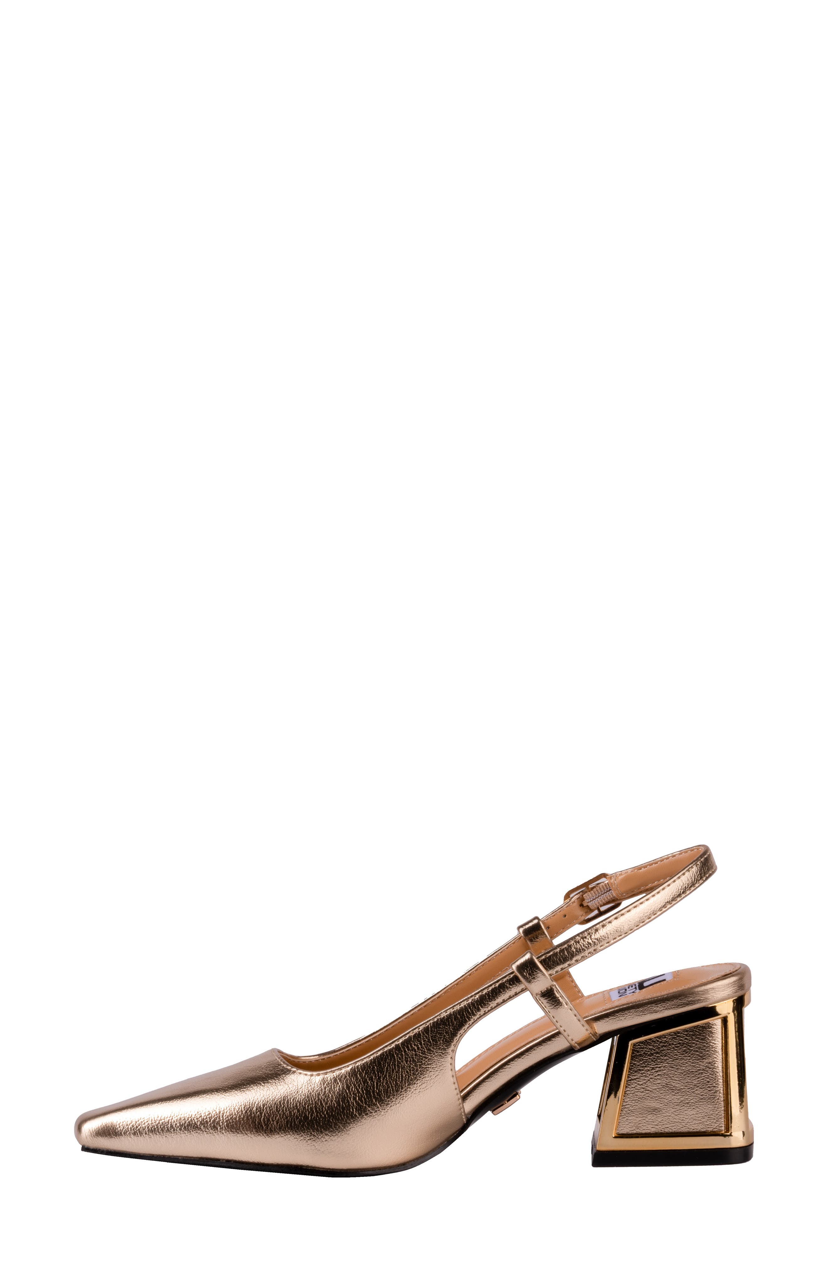 Blake Slingback Pump, Alternate, color, GOLD