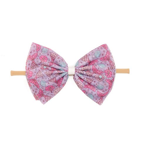 Mermaid Splash Tulle Bow Baby Headband (Baby)