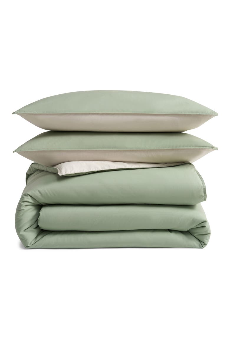 Reversible Vintage Washed Cotton Duvet & Sham Set video