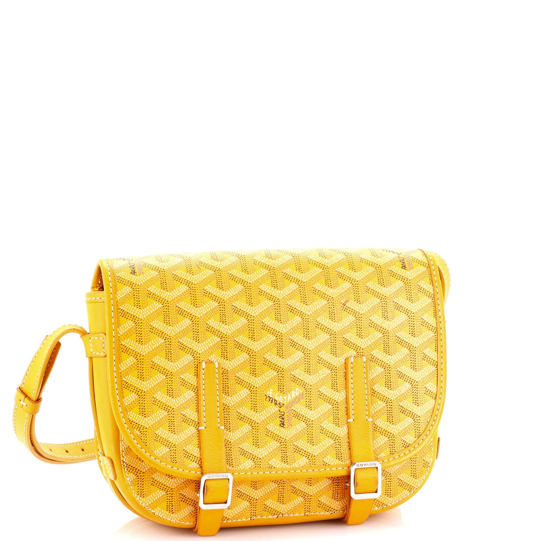 Pre-Owned Goyard Belvedere Messenger Bag Coated Canvas PM, Alternate, color, 