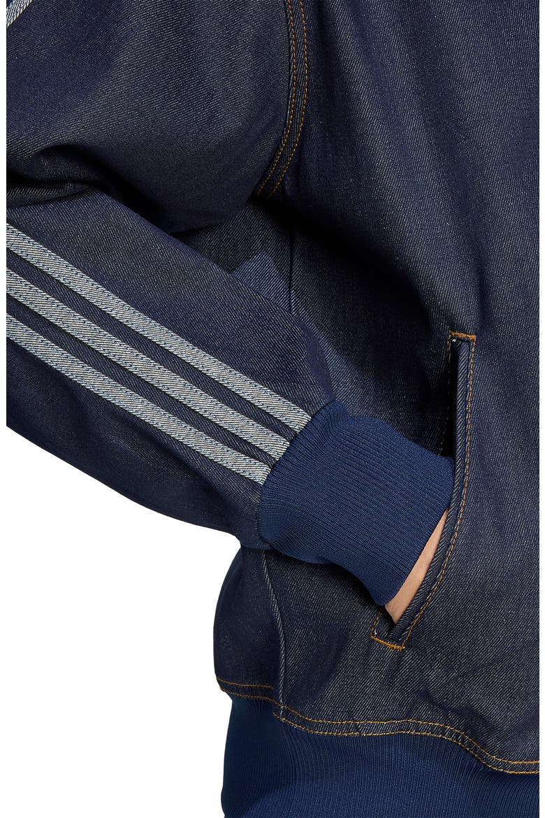 Denim Track Jacket, Alternate, color, INDIGO DENIM