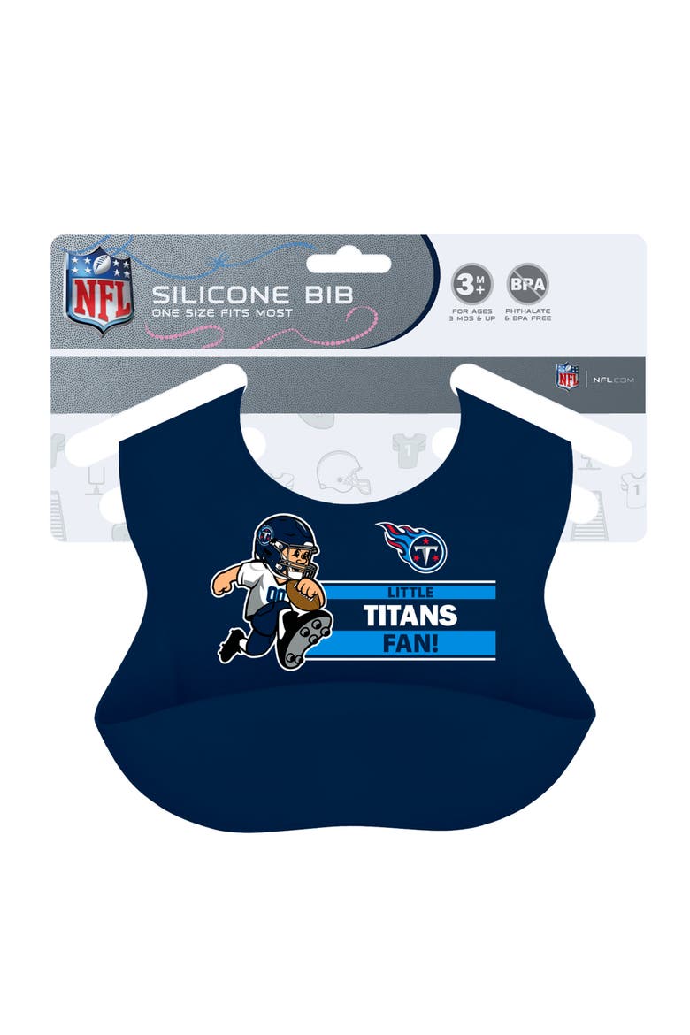 Tennessee Titans - NFL Silicone Bib, Alternate, color, Blue