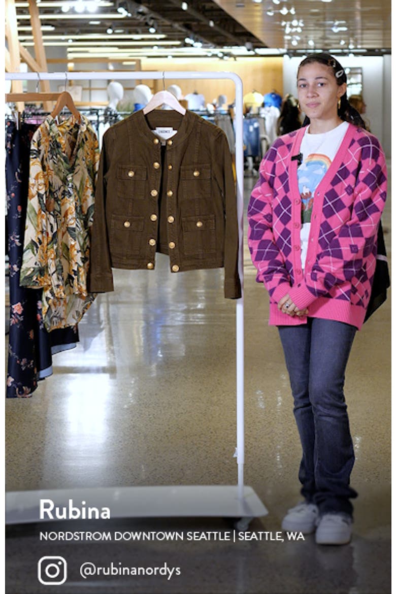 Yari Collarless Denim Jacket video