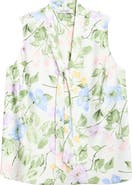 KASPER Sleeveless Matte Satin Top