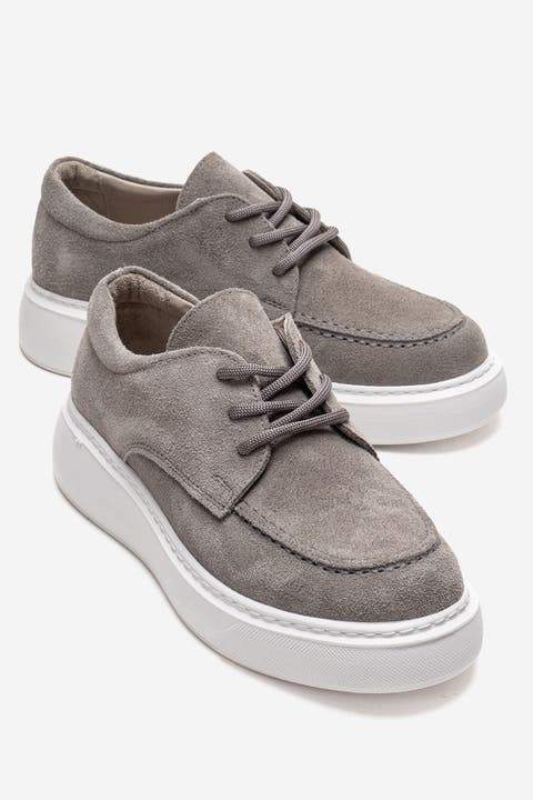 Mareon Leather Lace Up Sneaker