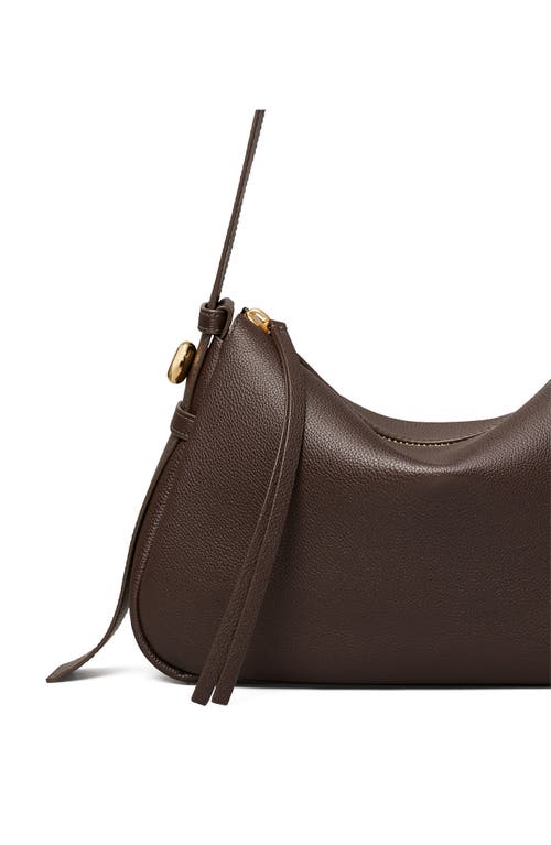 Tory Burch Shoulder Bag With Zip Closure And Flap Design In Brown